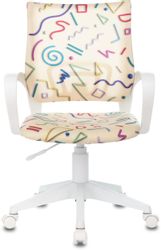 Кресло детское Бюрократ Бюрокидс 1 (Burokids 1 W), ткань, до 120кг, бежевый