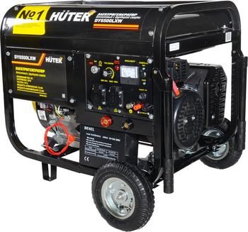 Бензиновый генератор huter dy6500lxw