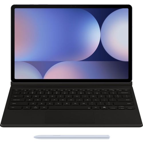 Чехол-клавиатура Samsung Book Cover Keyboard, для Samsung Galaxy Tab S9+/S9 FE+/S10+, черный [ef-dx825ubrgru]