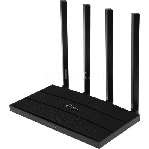 Wi-Fi роутер TP-LINK Archer C80, Wi-Fi 5, AC1900, 2.4/5ГГц, 4 LAN, черный
