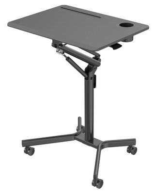 Стол для ноутбука регулируемый Cactus VM-FDS101B, МДФ, черный