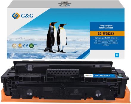 Картридж G&G GG-W2031X, 415X, голубой / GG-W2031X
