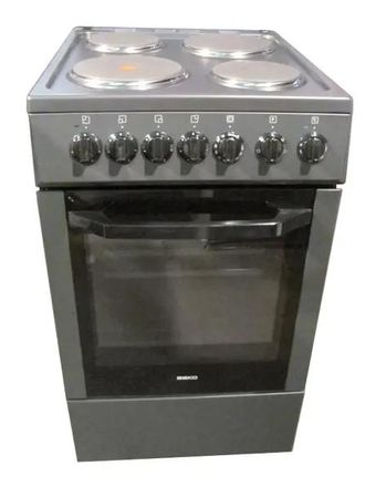 Электрическая плита Beko CSE 56100 GA,  эмаль,  темно-серый