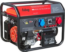 Бензиновый генератор FUBAG BS 8500 XD ES Duplex, 380/220 В, 8.5кВт