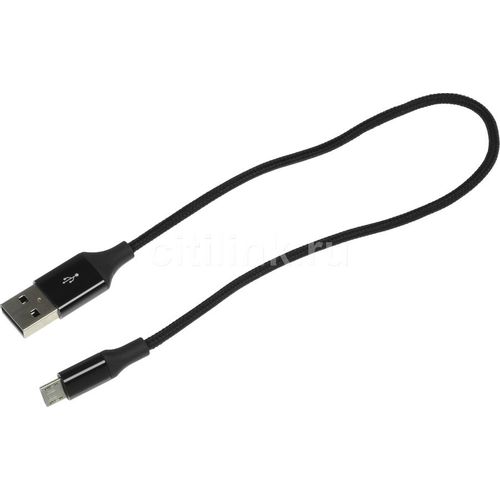 Кабель TTEC 2DK25S, micro USB (m) - USB (m), 0.3м, черный