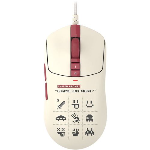 Мышь проводная A4TECH Bloody W72 Ultra Pixels Red, игровая, оптическая, 20000dpi, рисунок и бежевый