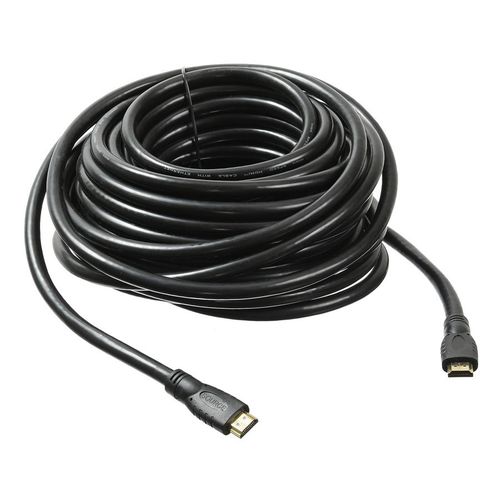 Кабель аудио-видео Buro HDMI 2.0, HDMI (m) - HDMI (m), ver 2.0, 15м, GOLD, черный [bhp hdmi 2.0-15]