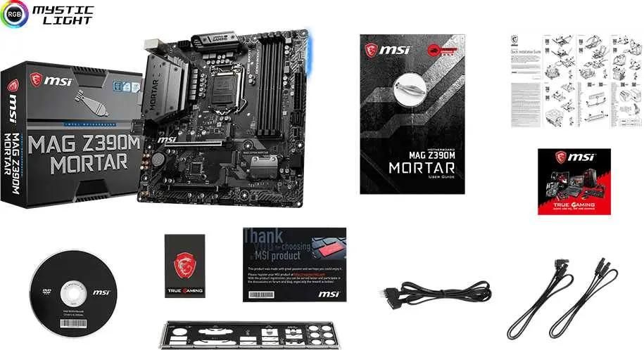 MSI MAG Z390M MORTAR LGA 1151v2 Intel Z390