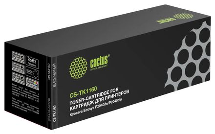 Картридж Cactus CS-TK1160, TK-1160, черный / CS-TK1160