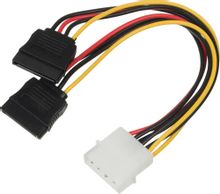 Изображение товара Кабель питания NingBo Molex 8980 SATA2 x 0.18м надежное подключение