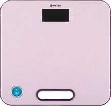 Изображение товара Напольные электронные весы Vitek VT-1968 P до 180 кг розовые