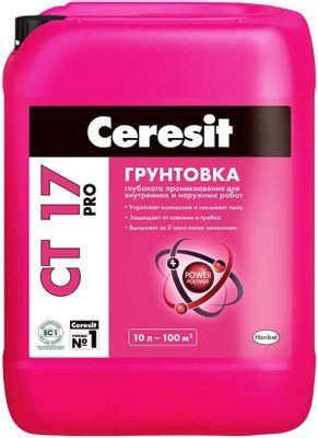 Инструкция, руководство по эксплуатации для грунтовка Ceresit CT 17 Pro ...