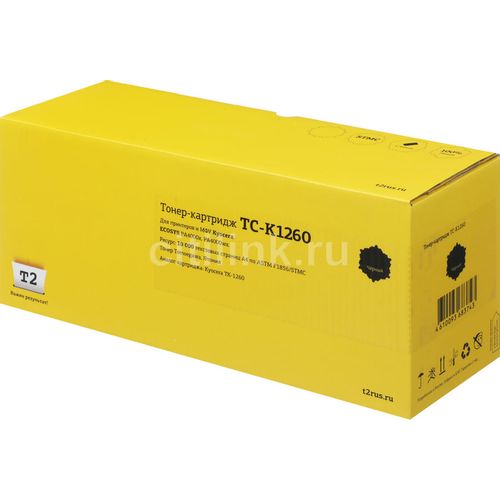 Картридж T2 TC-K1260, TK-1260, черный / TC-K1260