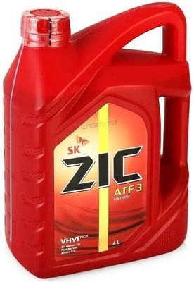 Отзывы на Масло трансмиссионное синтетическое ZIC ATF 3, 4л [162632] в ...