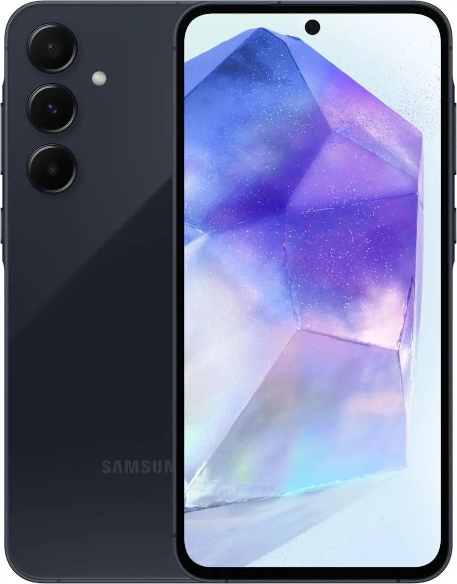 Характеристики Смартфон Samsung Galaxy A55 5G 8/128Gb, SM-A556E,  темно-синий (2011863) смотреть в СИТИЛИНК