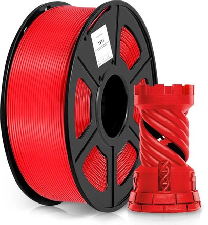Пластик Cactus CS-3D-TPU-0.8KG-RED TPU/ 1.75мм/ 0.8кг/ 336м/ красный