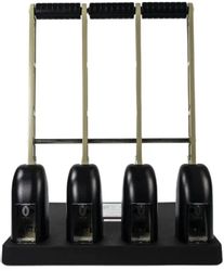 Дырокол KW-Trio 954, металл/пластик, до 150 листов, с линейкой