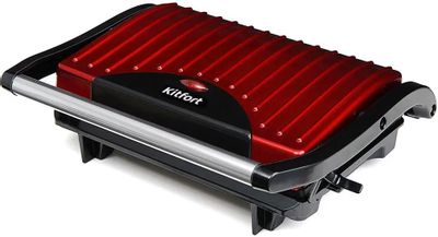 Сэндвичница KitFort КТ-1609 Panini Maker, красный – купить в Ситилинк ...