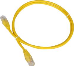 Патч-корд LanMaster вилка RJ-45, вилка RJ-45, кат.5E, ПВХ, 7м, желтый
