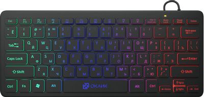 Клавиатура Oklick 300S,  USB, черный [1696461]