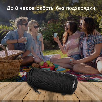 Колонка портативная Hyundai H-PAC340, 20Вт, черный – купить в Ситилинк ...