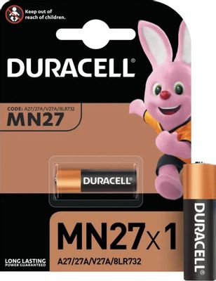 A27 Батарейка Duracell MN27,  1 шт.