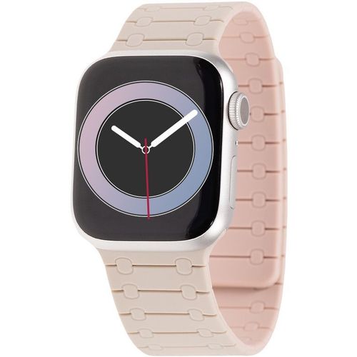 Ремешок ZIBELINO APL-38-L-WMF-GRYPNK для Apple Watch, серый [zbs-apl-38-l-wmf-grypnk]