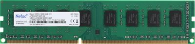 Оперативная память NETAC Basic NTBSD3P16SP-08 DDR3 -  1x 8ГБ 1600МГц, DIMM,  Ret