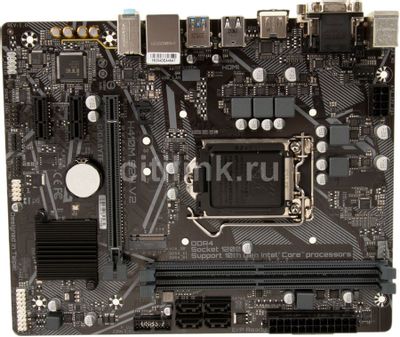 Материнская плата GIGABYTE H410M S2H V2, LGA 1200, Intel H470, mATX ...