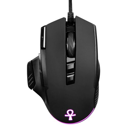 Мышь проводная Oklick 727G ANUBIS, игровая, оптическая, USB, 6400dpi, черный [1465489]