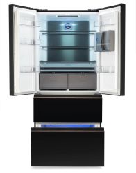 Холодильник трехкамерный Hyundai CM55043F  Side by Side, инверторный