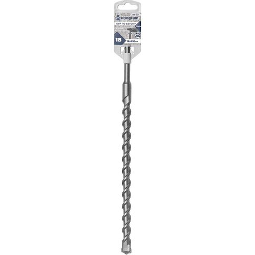 Бур MONOGRAM 088-000, по бетону/кирпичу/камню, 18мм, SDS-PLUS, 1шт