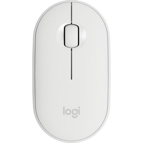 Мышь беспроводная Logitech Pebble M350, Bluetooth/Радио, оптическая, USB, 1000dpi, белый [910-005541]