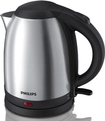 Чайник электрический Philips HD9306, 1800Вт, серебристый и черный