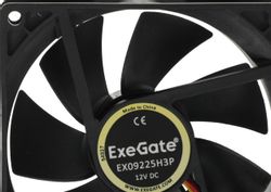 Вентилятор EXEGATE EX253950RUS 92мм, 3-pin, черный