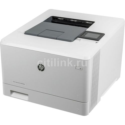 Принтер лазерный HP Color LaserJet Pro M454dw цветная печать, A4, белый [w1y45a]