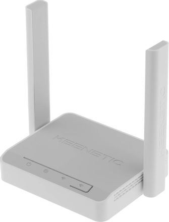 Wi-Fi роутер KEENETIC Starter,  Wi-Fi 4,  N300,  2.4ГГц, 2 LAN,  белый [kn-1121]