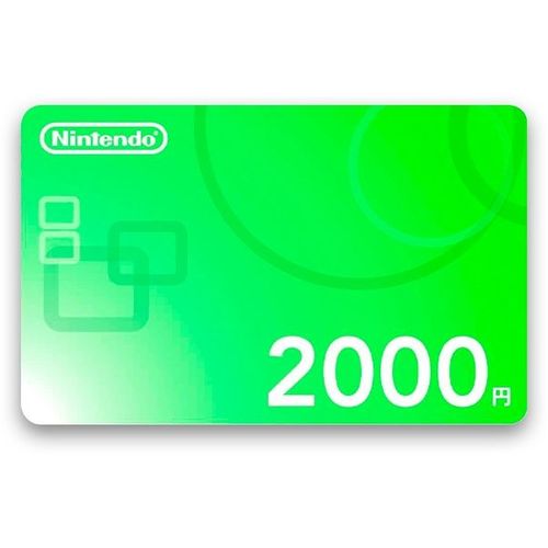 Пополнение игровой валюты Nintendo 2000 JPY Japan, регион: Япония