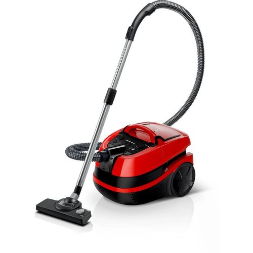 Пылесос Bosch Serie 4 BWD421PET, 2100Вт, красный/черный