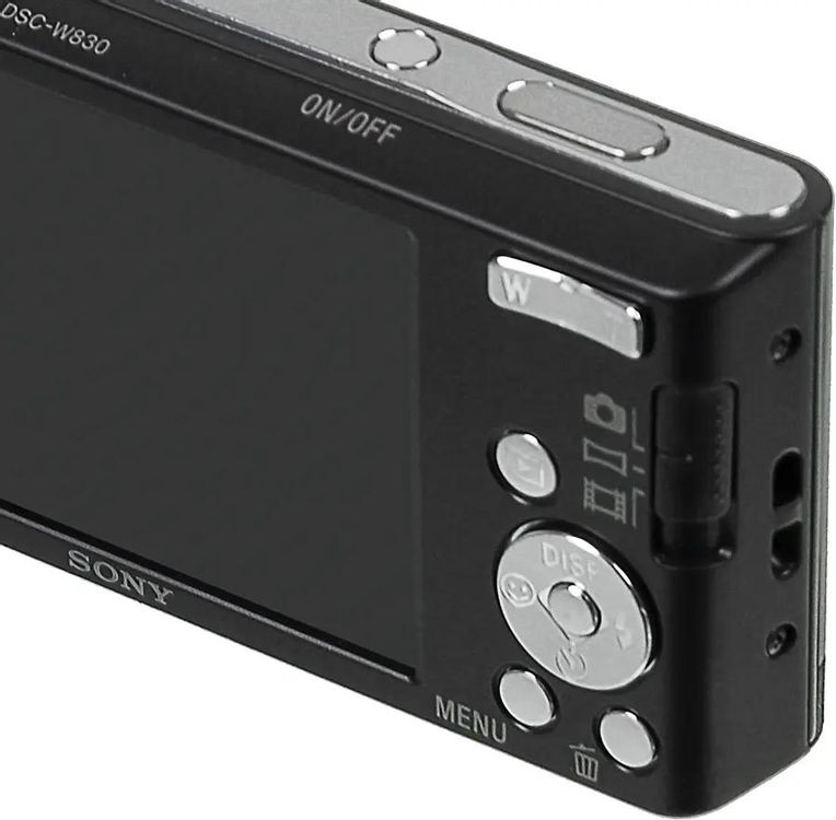 Цифровой компактный фотоаппарат Sony Cyber-shot DSC-W830, черный