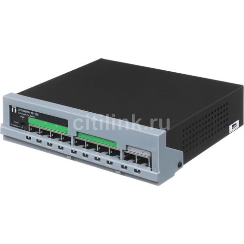 Коммутатор Netis ST110GPDI-2G-130 (L2) 10x1Гбит/с 8PoE+130W неуправляемый