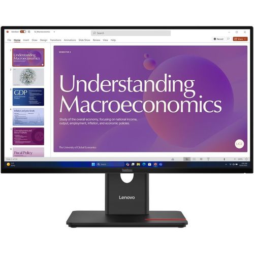 23.8″ Монитор Lenovo ThinkVision T24d-40, 1920×1080, IPS, 120Гц, 1хHDMI, 1хDP, черный [64b9gat1uk]