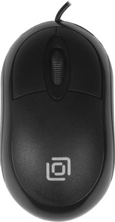 Мышь проводная Oklick 105S, оптическая, USB, 800dpi, черный [400941]