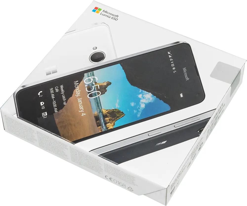 Смартфон Microsoft Lumia 650 Dual Sim белый – купить в Ситилинк | 364810