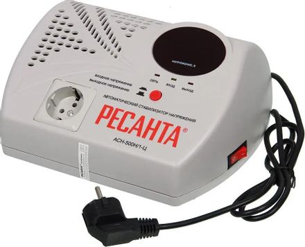 Стабилизатор напряжения Ресанта АСН-500 Н/1-Ц,  серый [63/6/9]