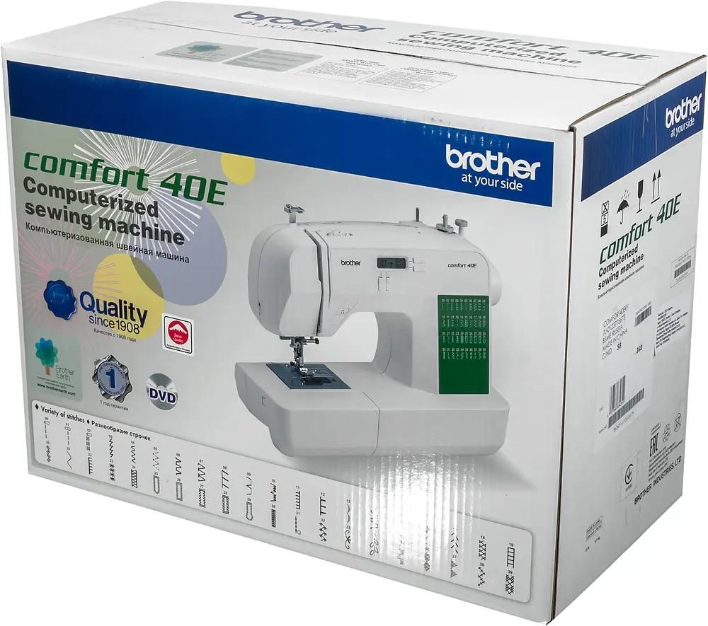 Швейная машина Brother Comfort 40E белый – купить в Ситилинк | 605325