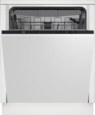 Встраиваемая посудомоечная машина Beko BDIN15531,  полноразмерная, ширина 59.8см, полновстраиваемая, загрузка 15 комплектов