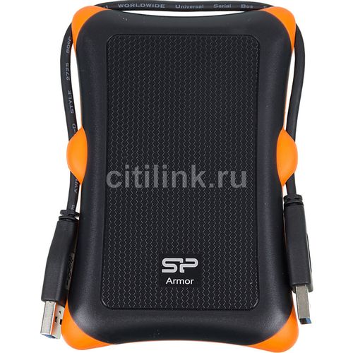 2ТБ Внешний диск HDD Silicon Power Armor A30 SP020TBPHDA30S3K, USB 3.0, черный