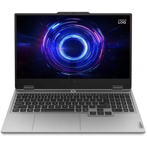 Ноутбук игровой Lenovo LOQ 15IRX10, 15.6", 2025, IPS, Intel Core i7 13700HX 2.1ГГц, 16-ядерный, 24ГБ DDR5, 512ГБ SSD, NVIDIA GeForce RTX 5060 для ноутбуков - 8 ГБ, TGP 100Вт, без операционной системы, серый [83je00l3ps]