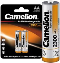 Изображение товара AA Аккумуляторная батарейка CAMELION NH-AA2300BP2,  2 шт. 2300мAч